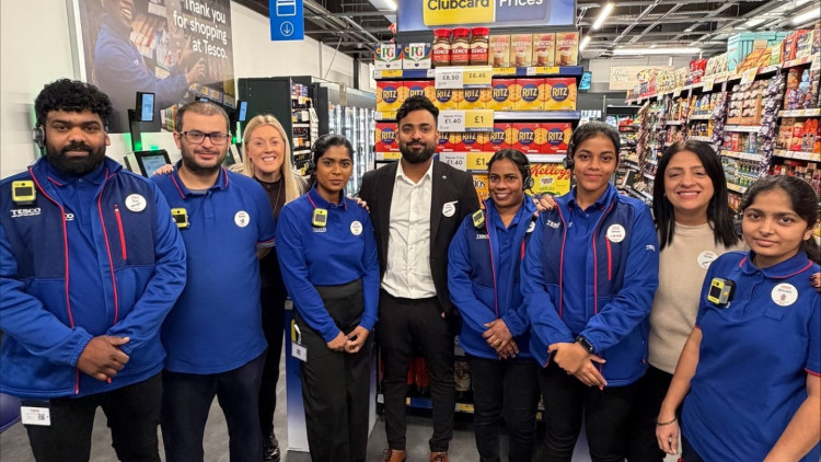 Tesco Express Richmond station staff (credit: Image supplied).