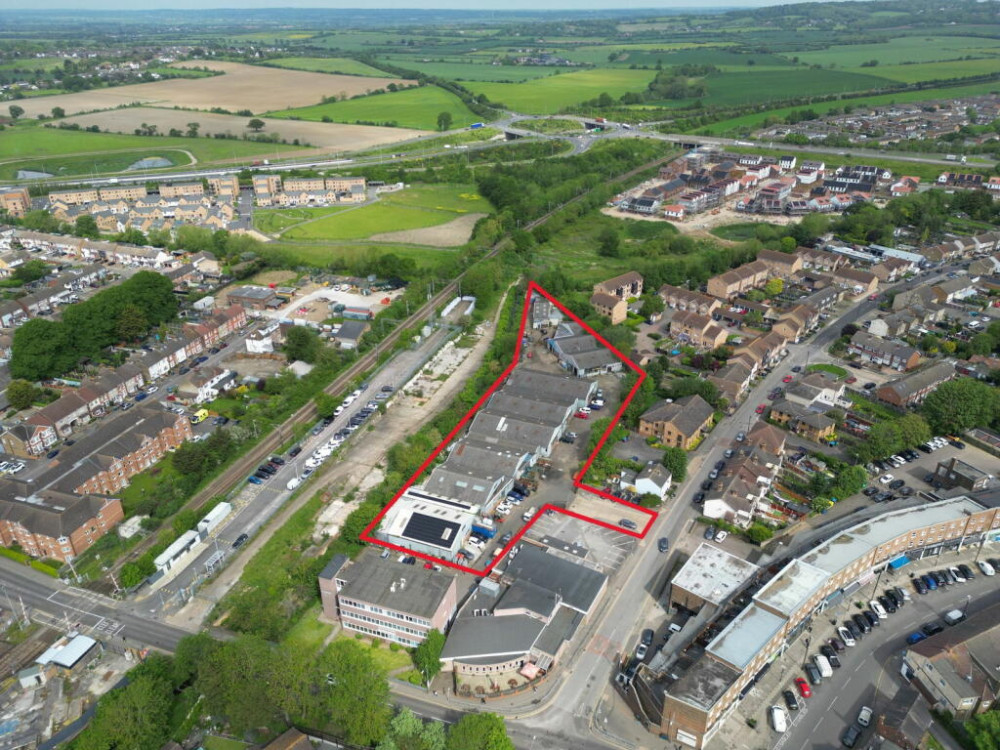 The land currently up for sale. 
