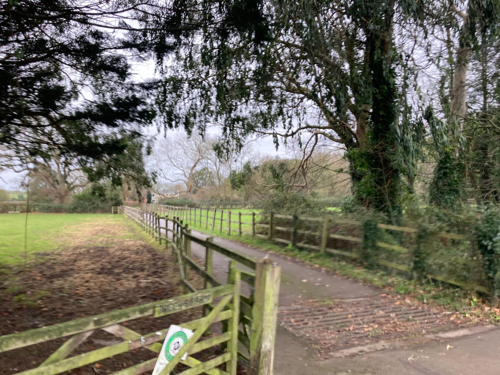 Proposed access point for 160 homes and community hub on Brooks Road in Street. CREDIT: Daniel Mumby. 