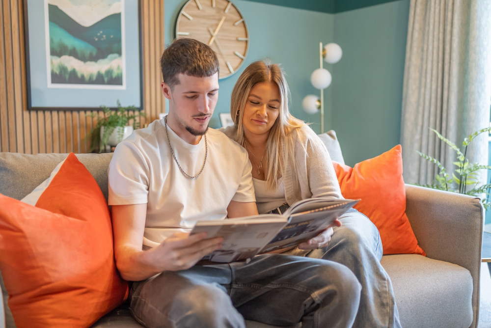 Jacob Southgate and Harmony Pearce bought their first home after receiving a deposit contribution from Bellway
