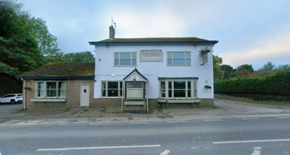 The Cock Inn at Henbury near Macclesfield (Photo: Google).