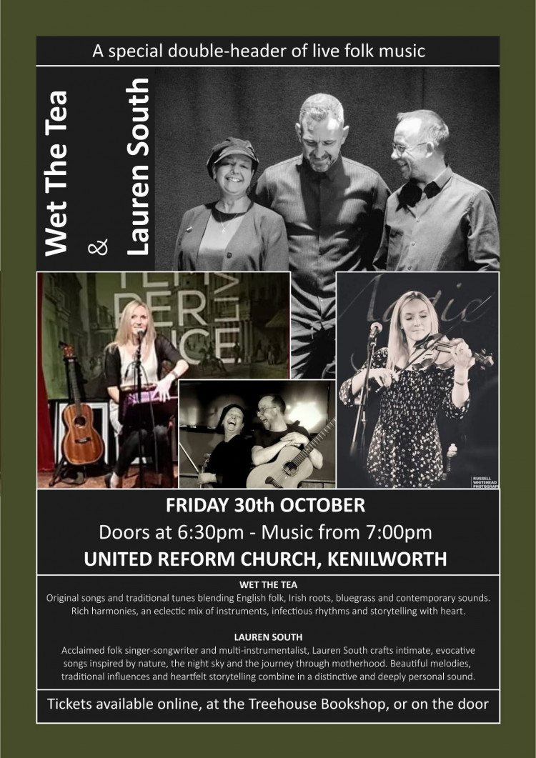 Live music: Lauren South & Wet The Tea 