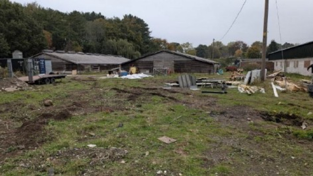 Storage buildings at a former Poynton poultry farm look set to be demolished to make way for holiday lodges, a café and convenience store (Image via Cheshire East planning portal)