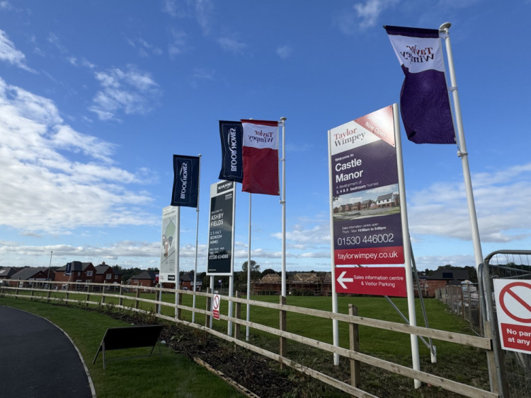 Hundreds of new houses are being built at Money Hill in Ashby (image by Nub News)