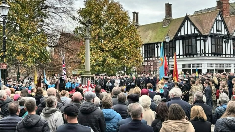 Nantwich's annual Act of Remembrance takes place on Sunday 8 November (Photo: Gareth Roberts).