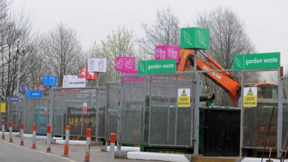 The centre won't accept wood, asbestos, rubble or plasterboard while works take place - but they can be left at alternative recycling sites in Cheshire East such as the Crewe and Alsager centres (Image - CEC)