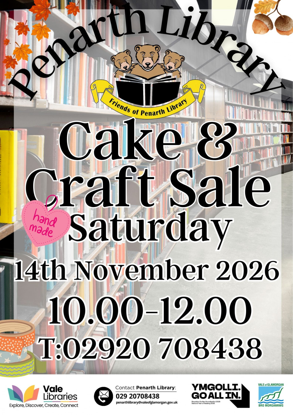 Friends of Penarth Library Cake and Craft Sale