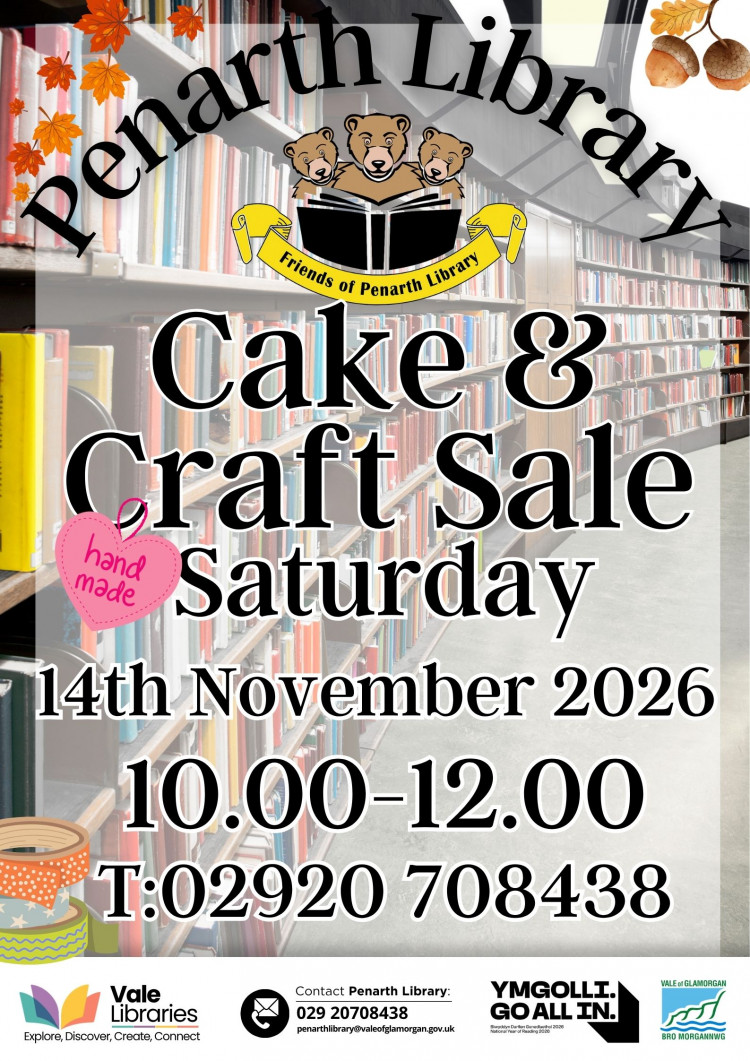 Friends of Penarth Library Cake and Craft Sale