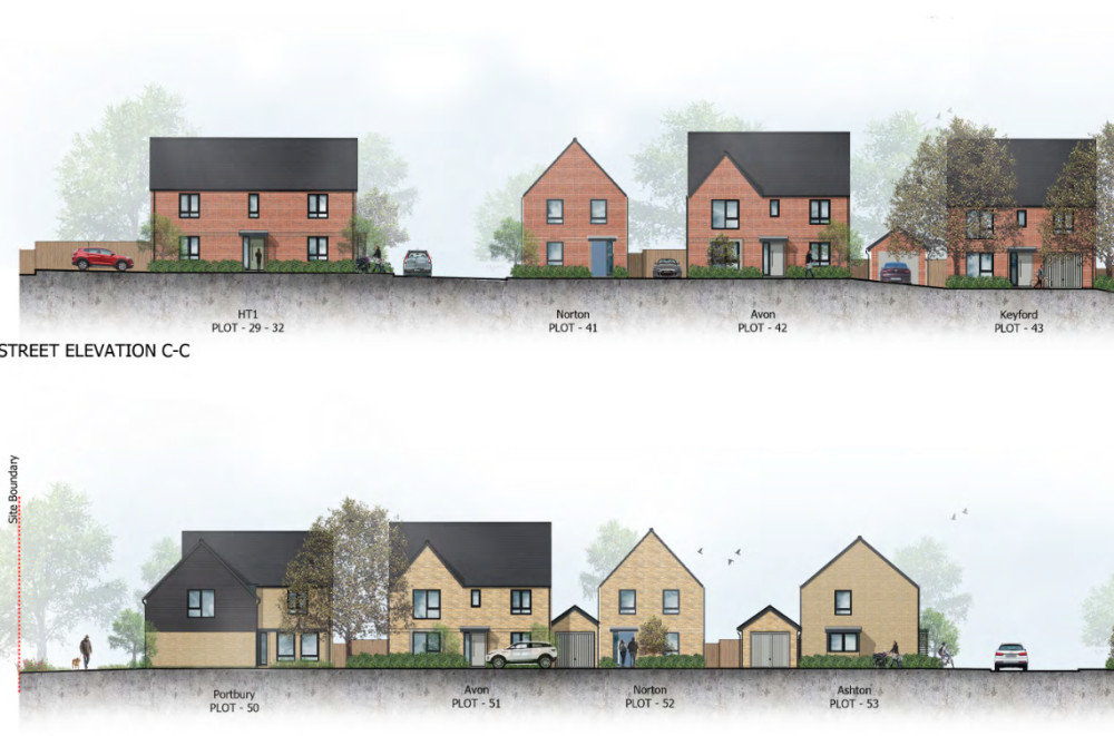 Wells Glencot Road plans submitted for 77 homes