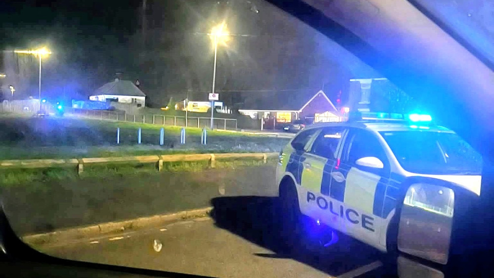 On 28 October, an Amazon delivery driver was hit by dark coloured Ford Fiesta on Broad Street, which sped off (Photo: Crewe Community).