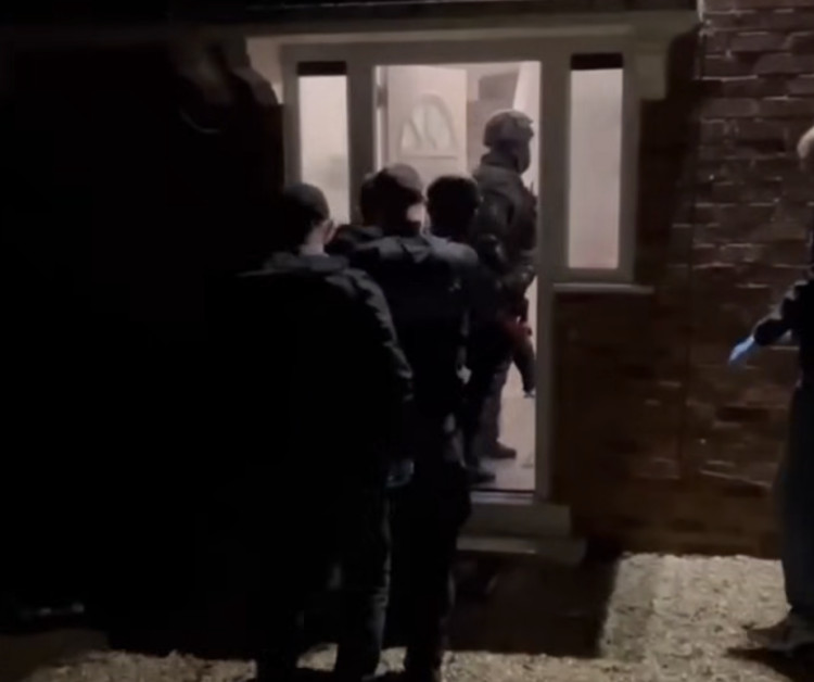 Warwickshire Police arrested two men from Warwick and Stratford on suspicion of drug supply after three warrants were executed on 29 October (image via Warwickshire Police) 