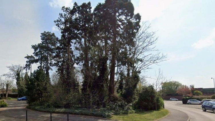 The land on Campriano Drive has a guide price of £17,500 (image via Right Move)