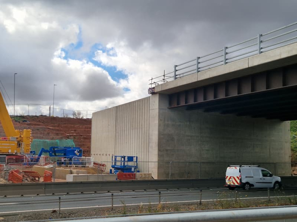 Work continues at the 'bridge to nowhere' (image via WCC)