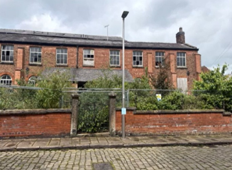 Macc Former Sunday School Building (From CEC Planning Meeting)  The former Sunday school building on Townley Street in Macclesfield (from CEC planning meeting)