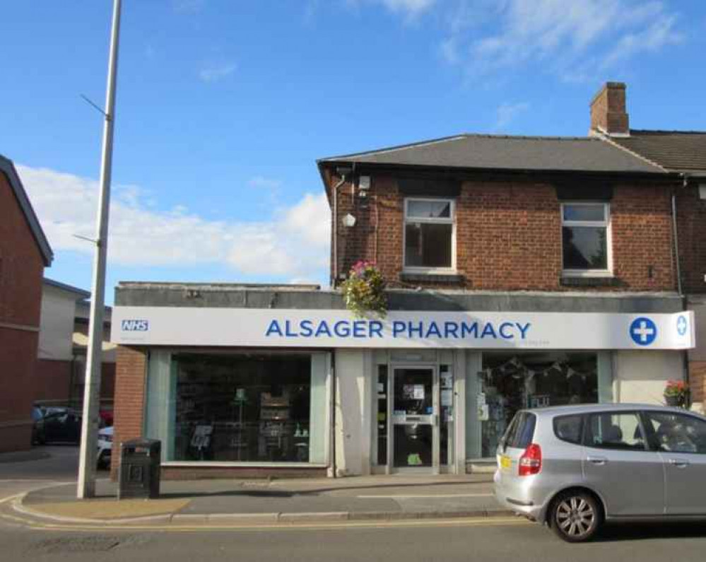 Alsager Pharmacy, Lawton Road.