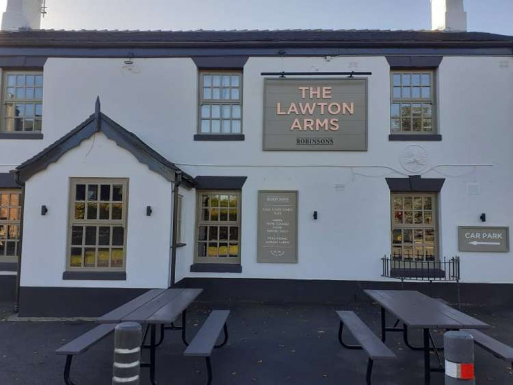 Newly refurbished Lawton Arms, Church Lawton