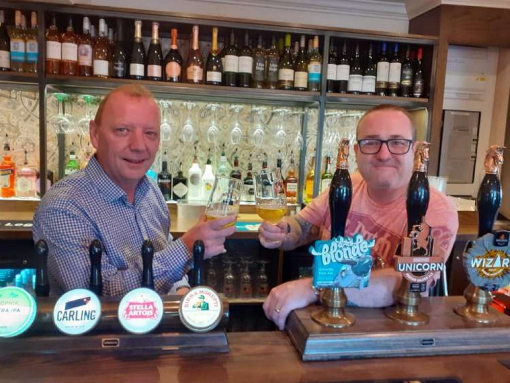 Ian Parker (left) and Neil Stevenson from Stevenson Pub Co