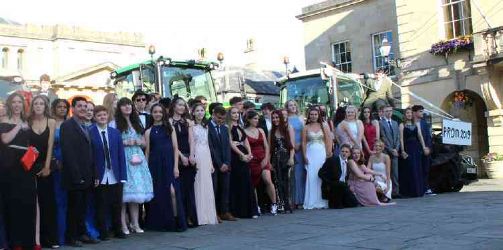 Students at the St Dunstan's School prom in the summer