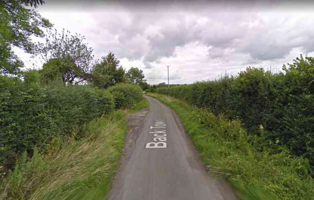 The horse was rescued in Back Town, Butleigh (Photo: Google Street View)