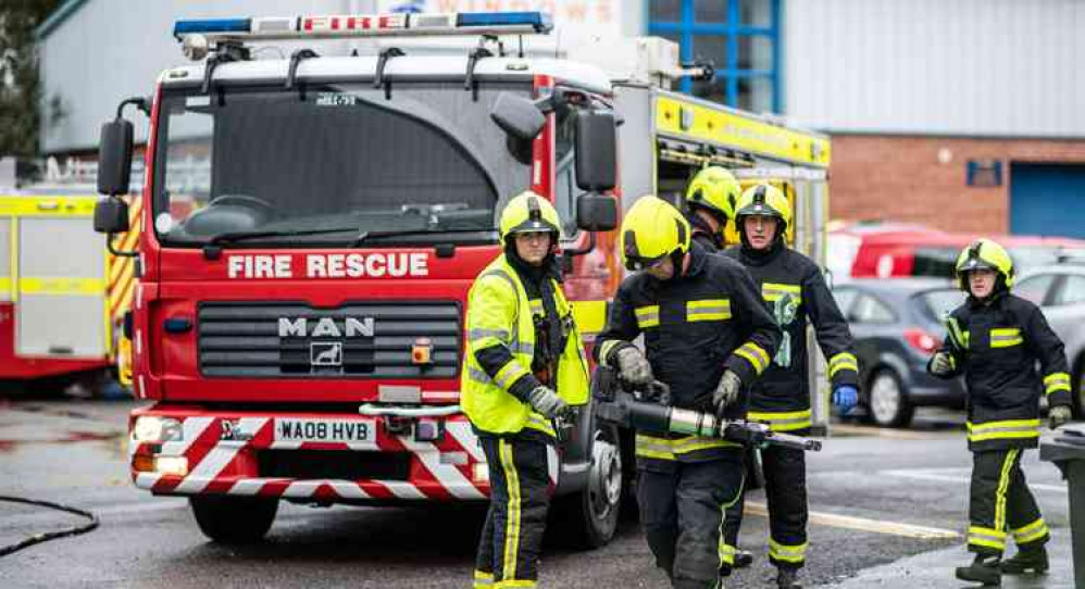 File photo from Devon and Somerset Fire service media