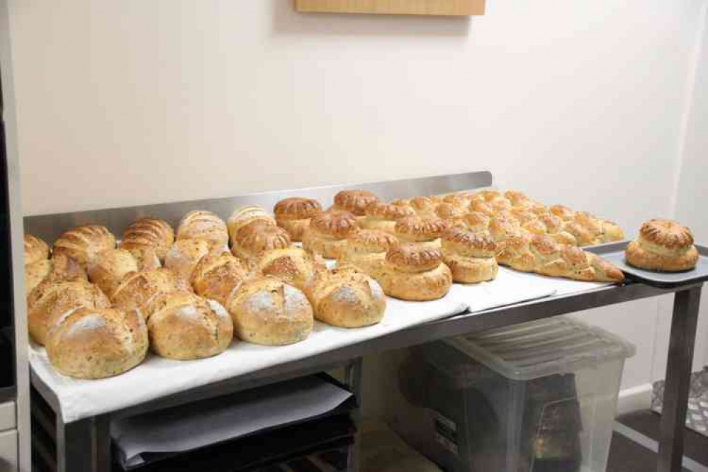 Bread baked by Strode College baking apprentices