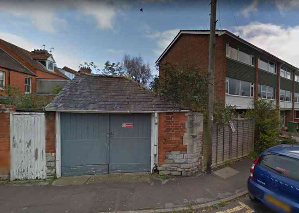 The workshop/garage at 23A Fairfield in Glastonbury (Photo: Google Street View)