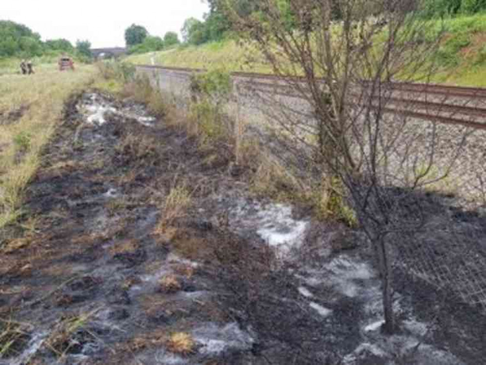 A Glastonbury crew along with one from Street were mobilised