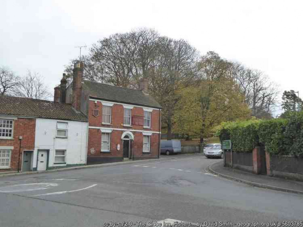 The former Globe Inn, Glastonbury