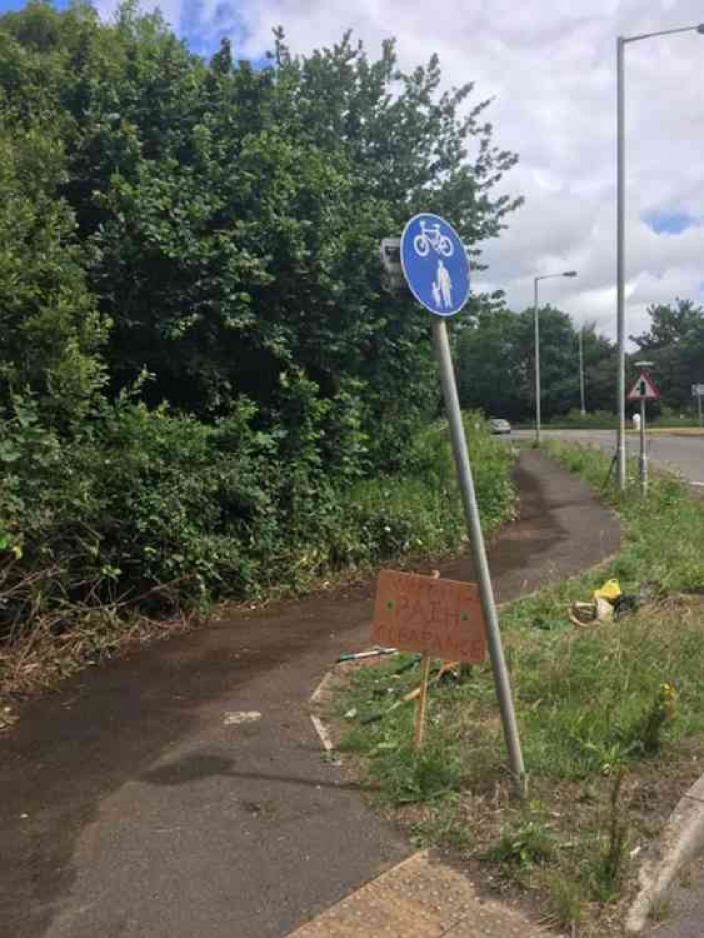 A path clear for cyclists