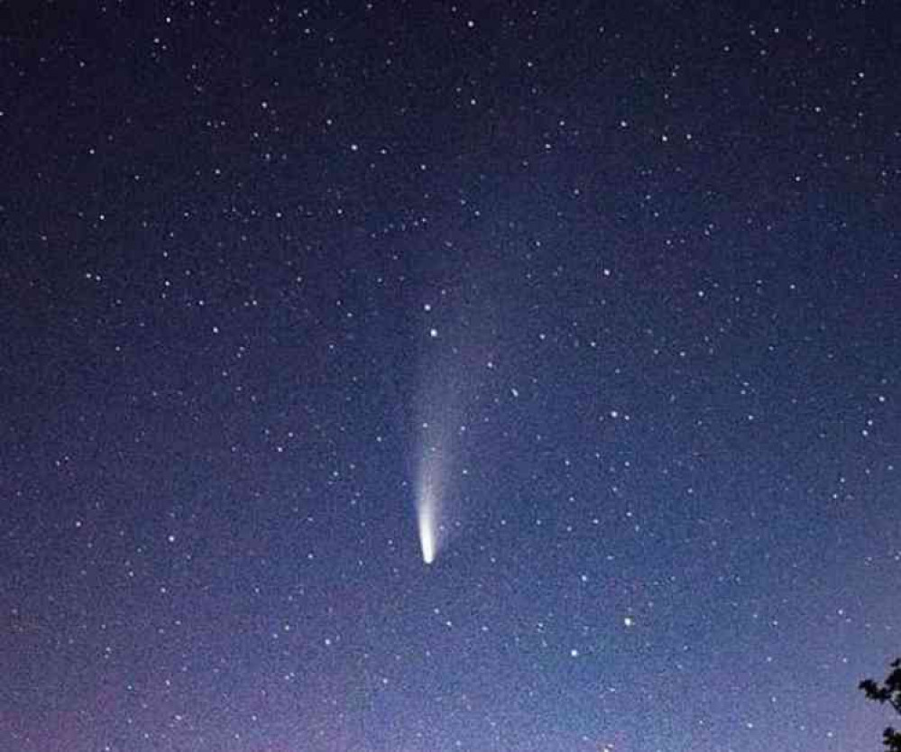 The photo of Comet Neowise taken by David Greenway The photo of Comet Neowise taken by David Greenway