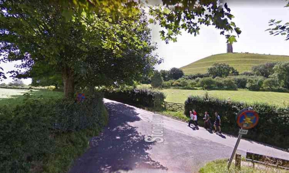 The assault happened in Stonedown Lane in Glastonbury (Photo: Google Street View)