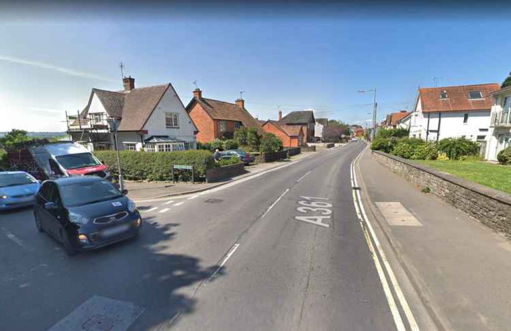 The incident happened in Bere Lane, Glastonbury (Photo: Google Street View)