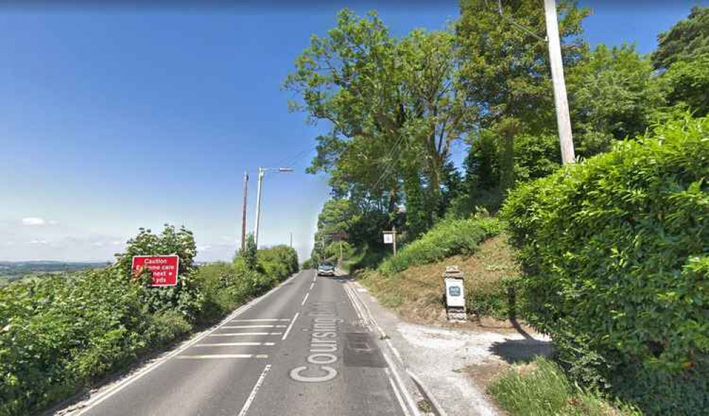 The area where the tree has fallen on the A361 (Photo: Google Street View)