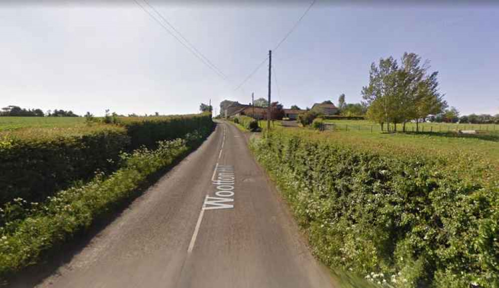 Sections of hedge on either side of Wootton Hill will be replaced for the new water main (Photo: Google Street View)