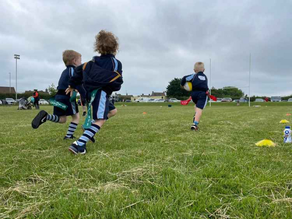 Scoring tries from two years old