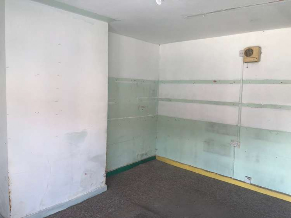 Inside the Glastonbury High Street retail unit Inside the Glastonbury High Street retail unit