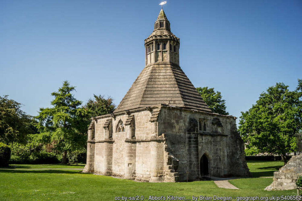 The Abbot's Kitchen at Glastonbury Abbey