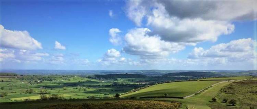 Magnificent Mendips. Rolling hills and green fields attract thousands each year to this outstanding area of natural beauty.