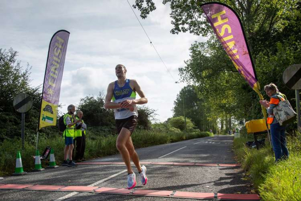 Somerset champion - Christian Green (Photo: Mendip Athletics Club)