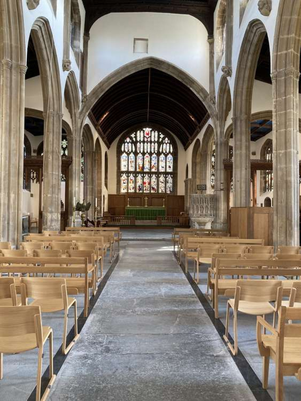 View from the West Door to the High Alter