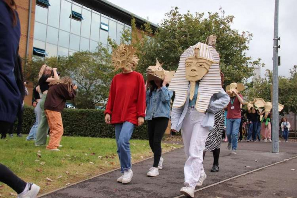 The Cardboard Catwalk event