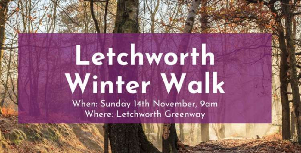 Get set for Living Room's Letchworth Winter Walk. Find out more. CREDIT: Living Room