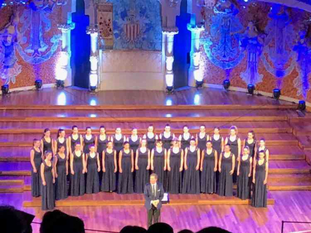 Choralia perform at the Palau de la Musica