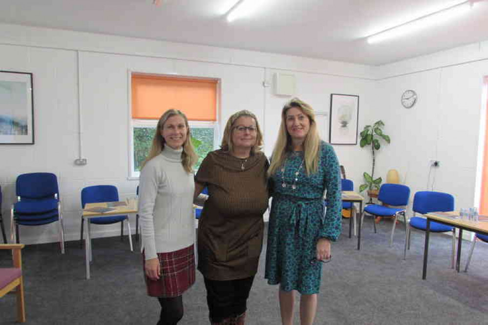 From left, Claire Hak, Vanessa Gordon and Bridget Harvey