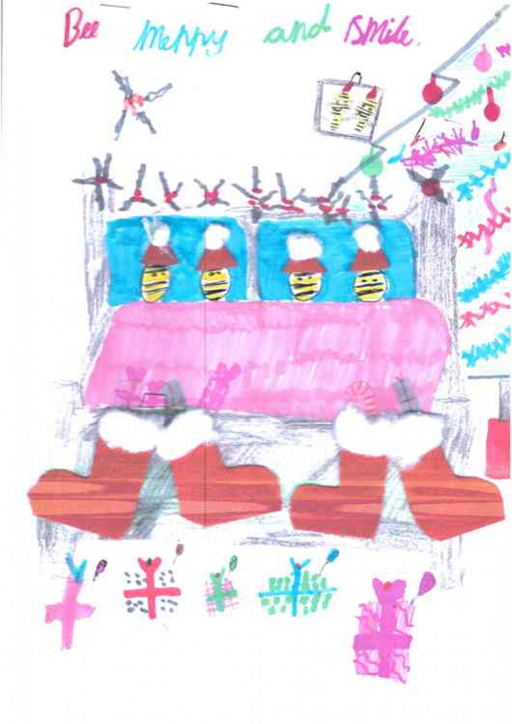 Picture by Nancy Bishop, aged six Picture by Nancy Bishop, aged six