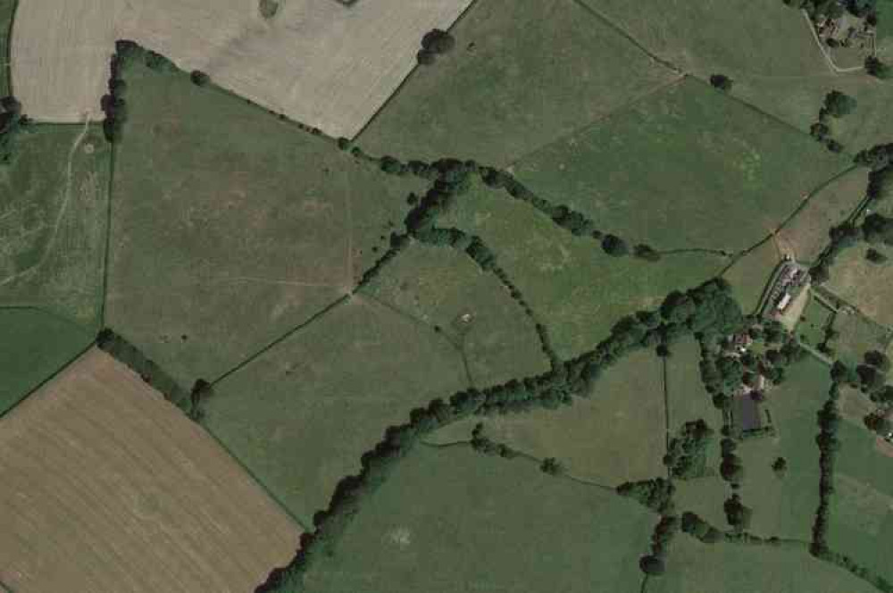 The area between Litton and Priddy where the pipeline renovation will take place (Photo: Google Earth)