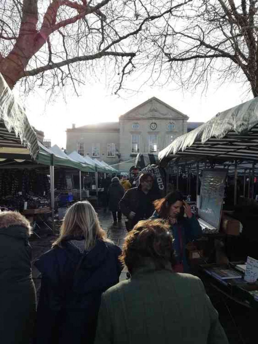 Shoppers flock to the festive mega-market in Wells