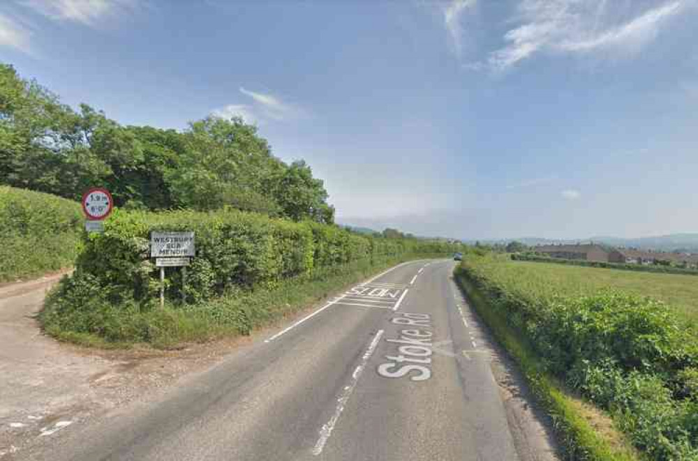 The A371 in Westbury-sub-Mendip - see today's mobile speed camera locations (Photo: Google Street View)