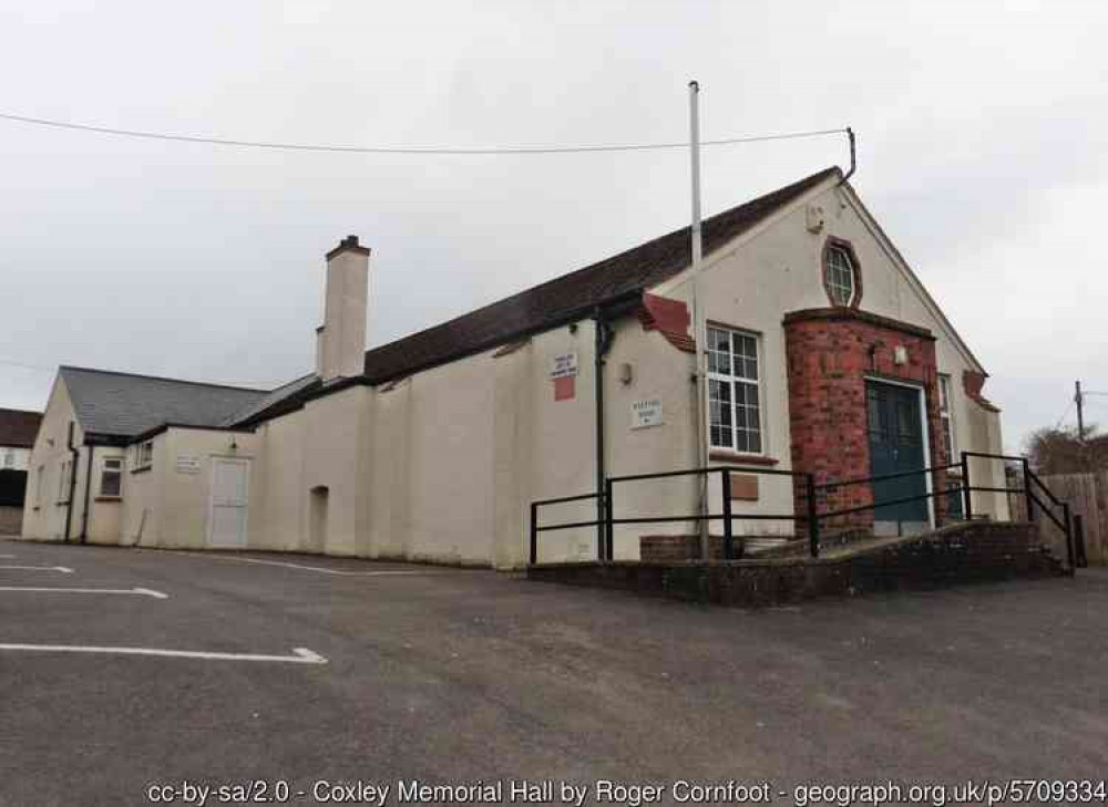 Coxley Memorial Hall - see today's events