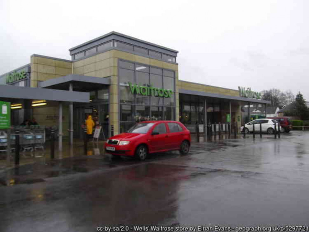 Waitrose in Wells - see today's supermarket opening times